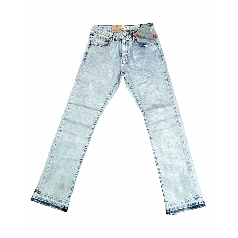 Armor Jeans Men's Blue Light Wash Slim Straight Denim Jeans Size 30